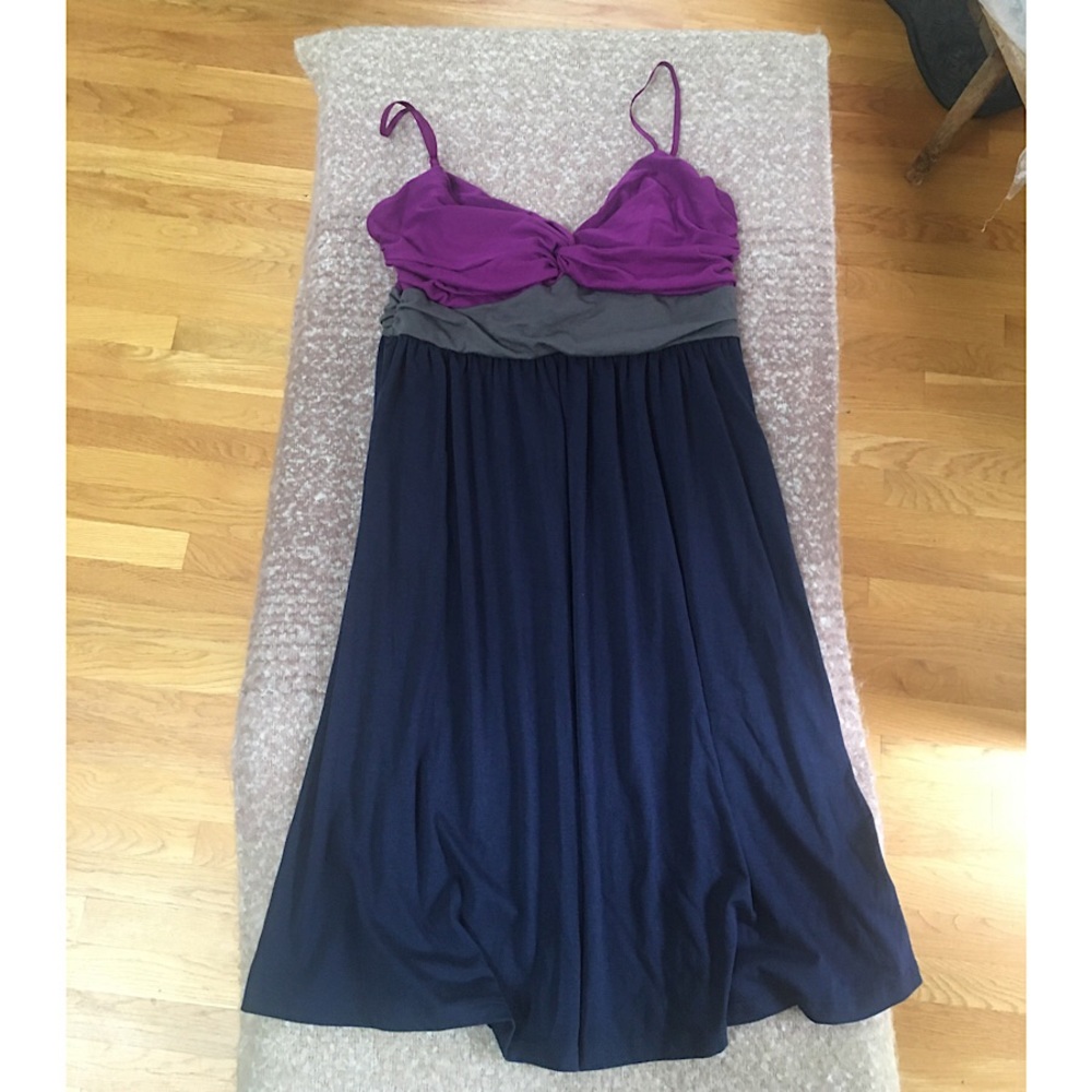 NWT Colorblocked Cotton Sundress